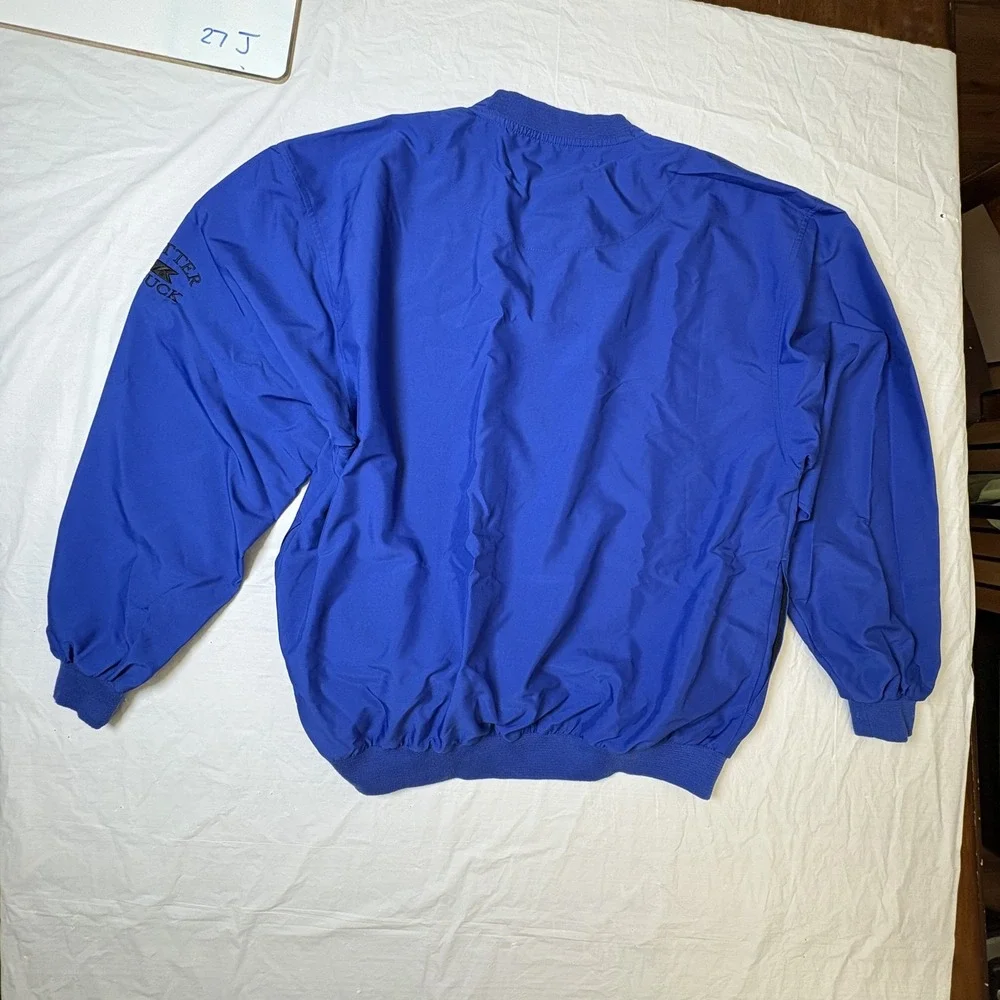 VTG Cutter & Buck‎ Mens Blue golf pullover windbreaker size Medium Juniper Hill